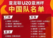 亚洲杯大名单公布，众强队实力不容忽视